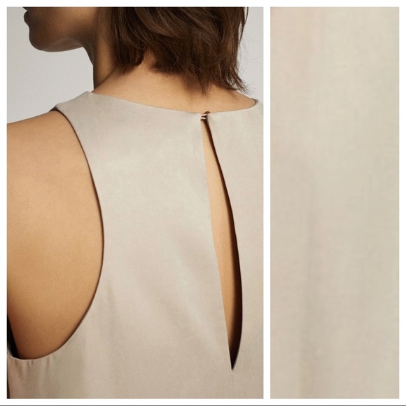 NWT Massimo Dutti Halterneck Midi Dress Size 4. - Picture 5 of 9